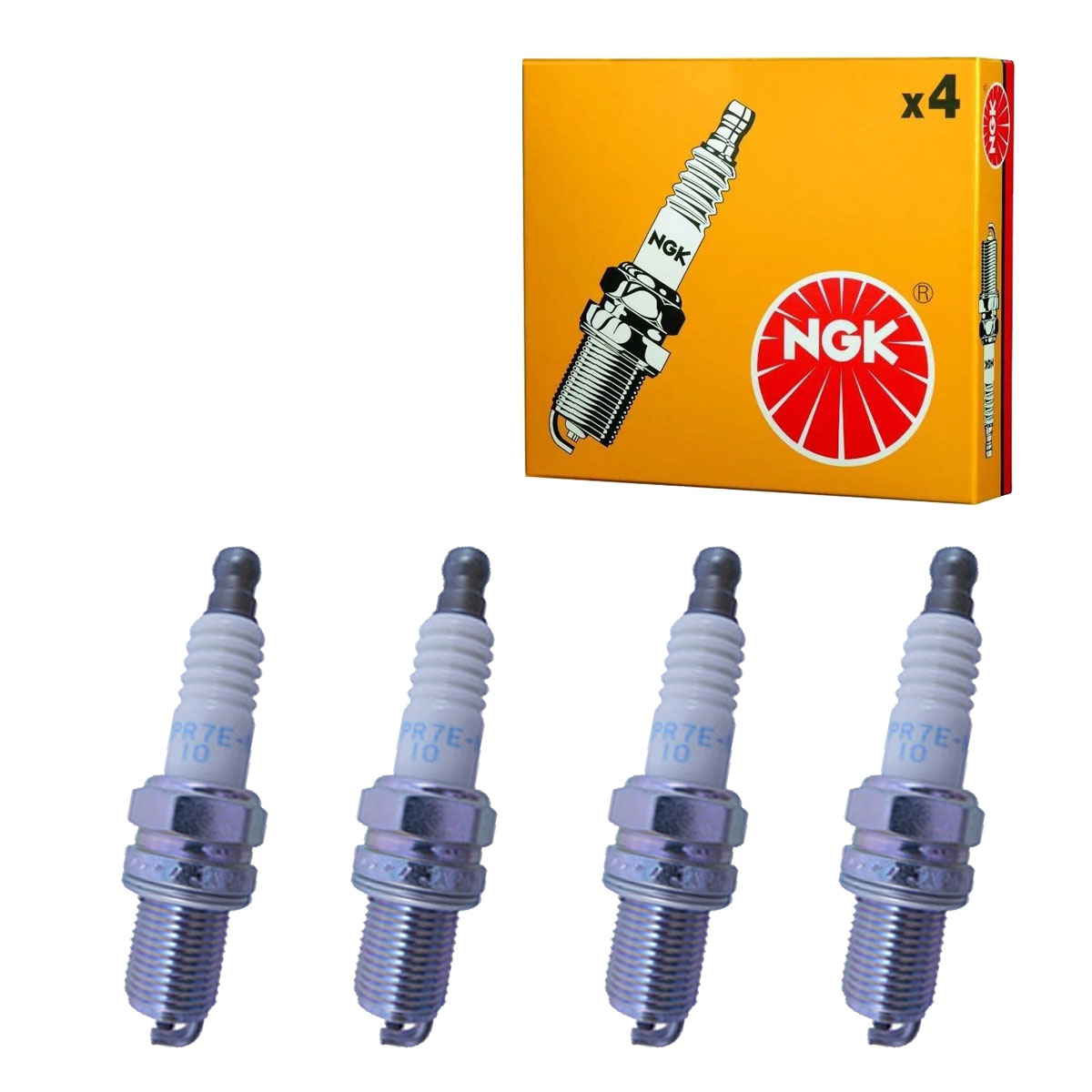 Jogo Vela Ignição NGK Fiat 500 1.4 16V 2009 2010 2011 2012