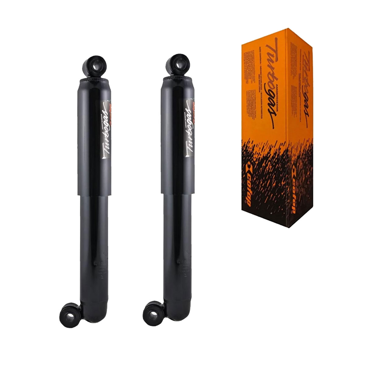 Par Amortecedores Traseiros Fiorino 2001 2002 2003 2004 2005