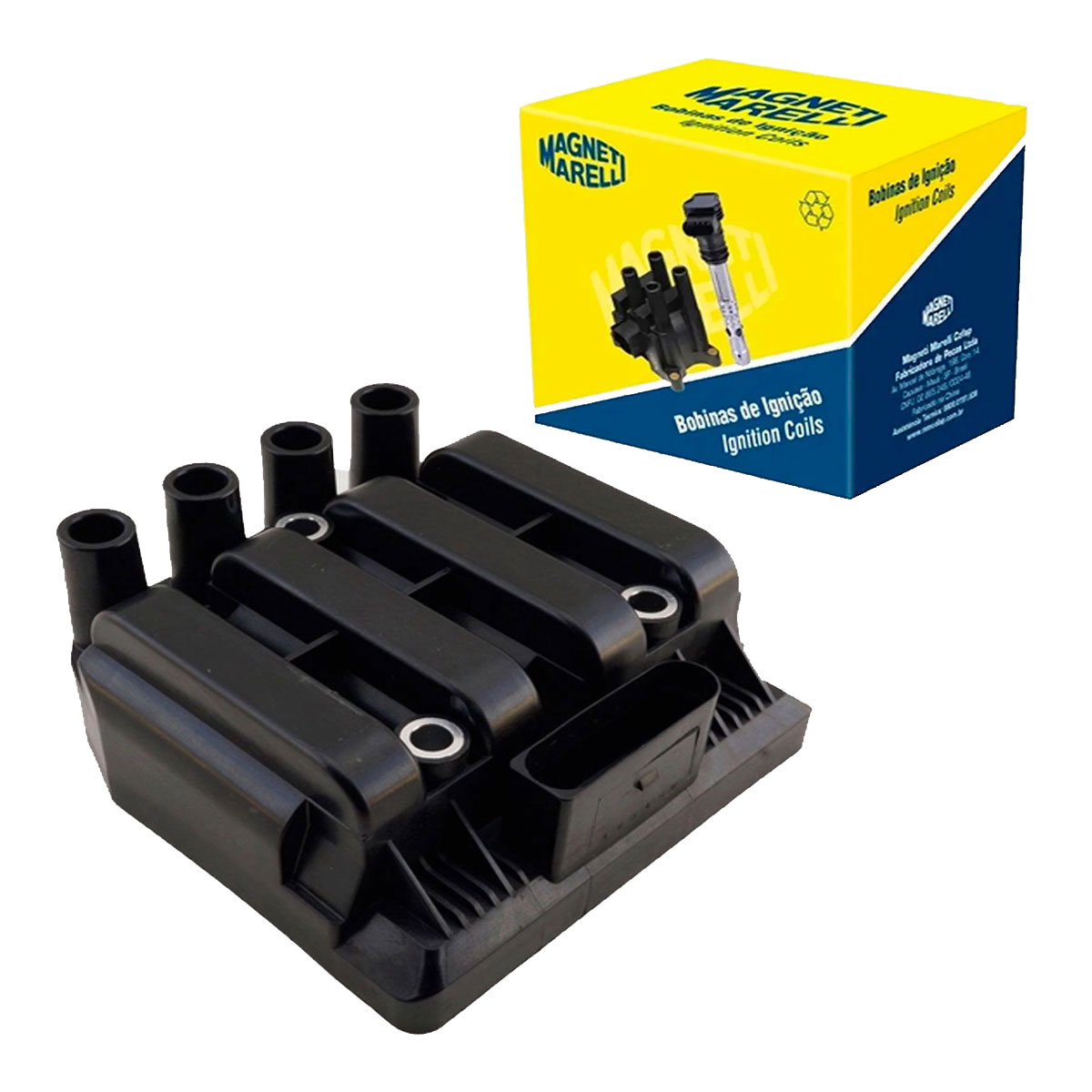 Bobina Ignição Voyage 1.0 8V VHT Flex 2012 2013 2014 2015