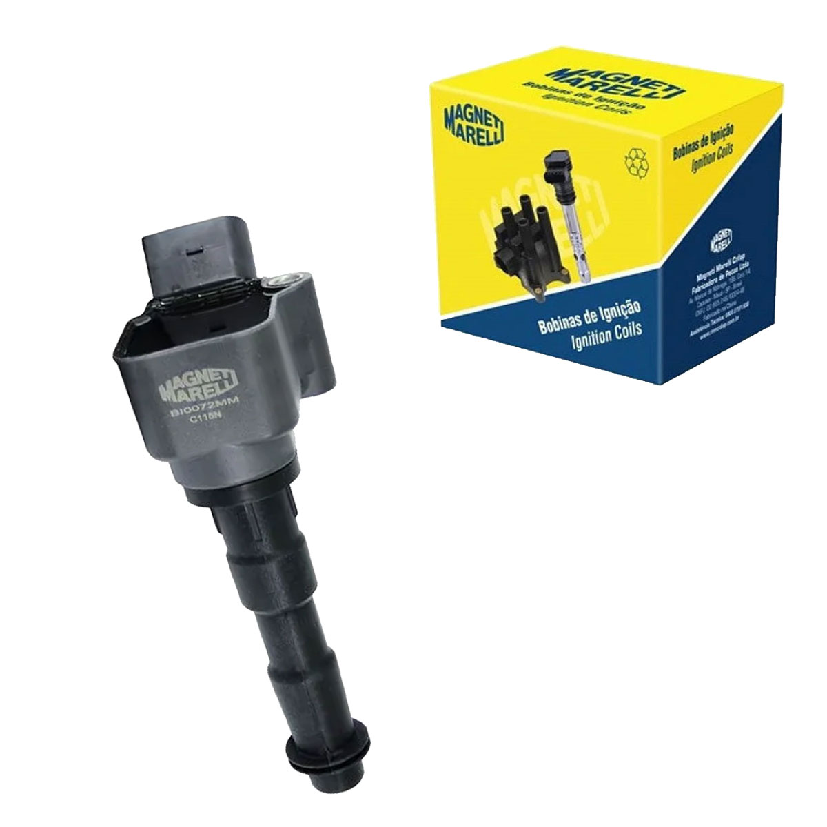 Bobina Ignição Voyage G6 1.0 8V TEC 2013 2014 2015 2016 2017