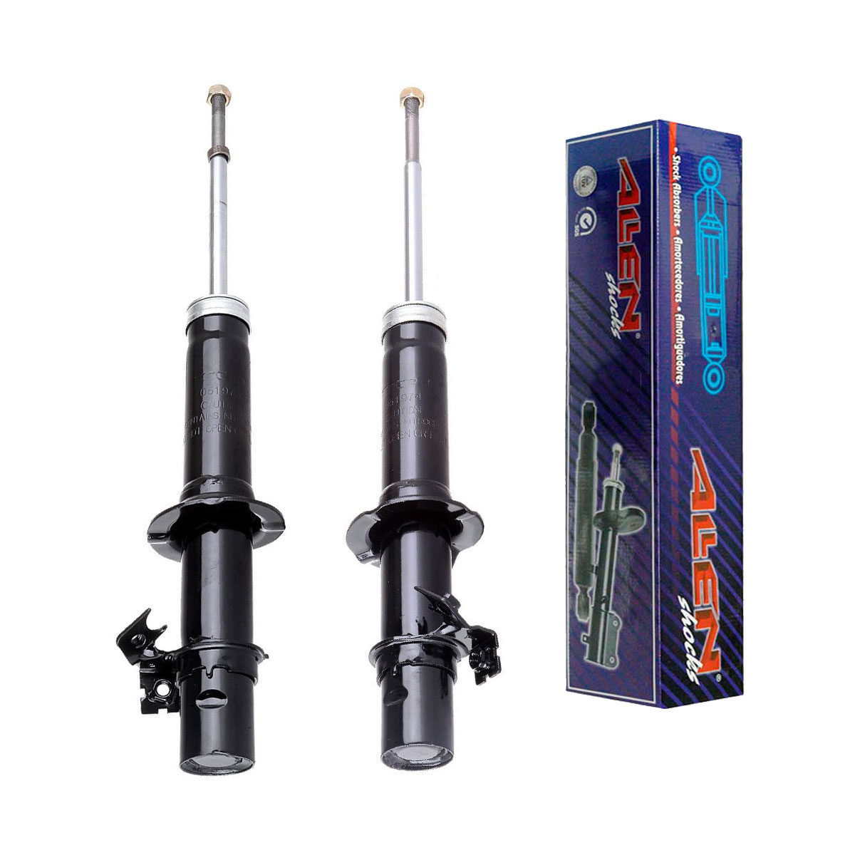 Par Amortecedores Dianteiros Honda Civic 1992 1993 1994 1995