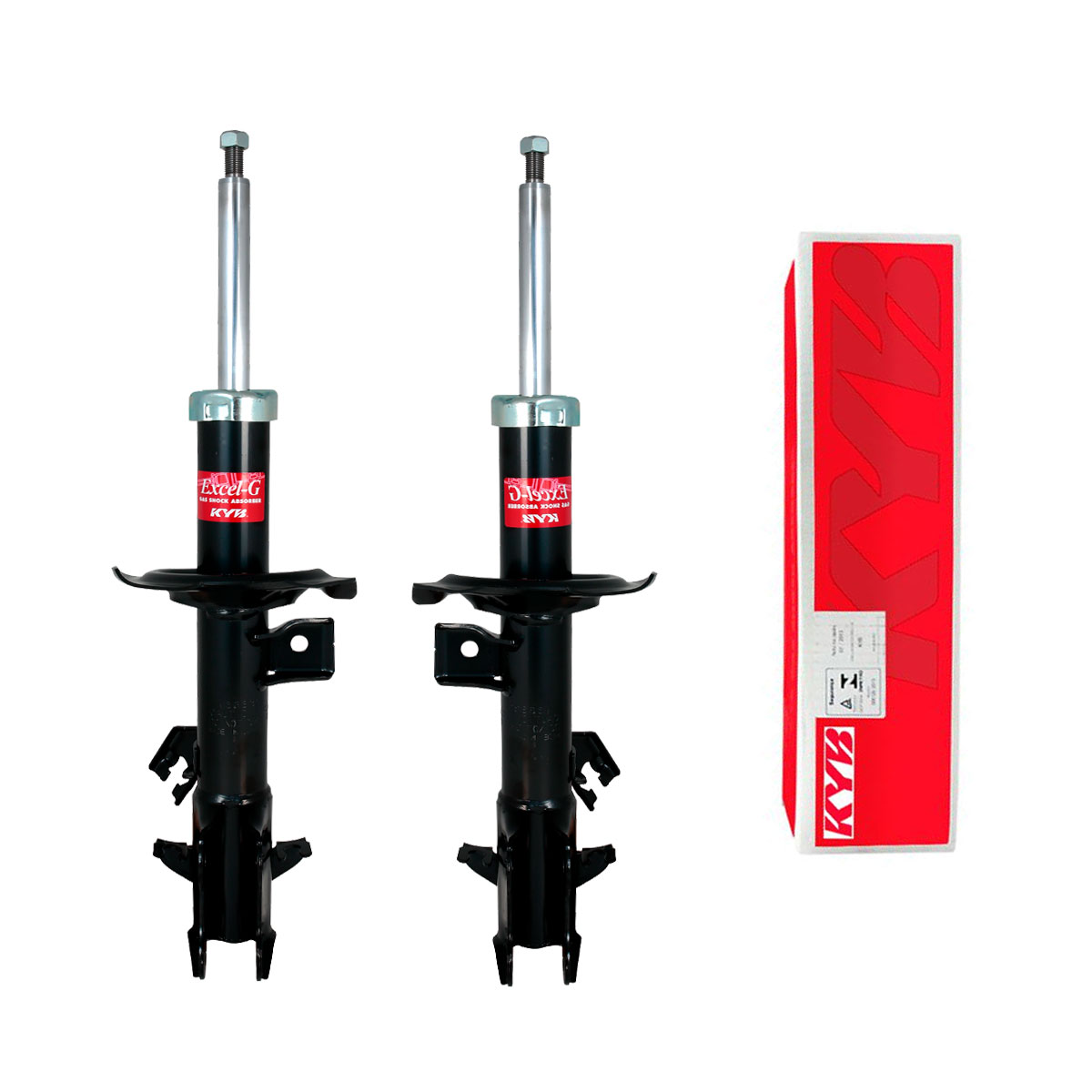 Par Amortecedores Dianteiros Tiida 2007 2008 2009 2010 2011