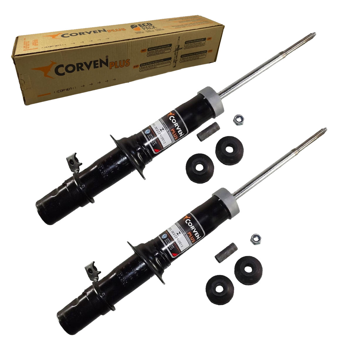 Par Amortecedores Dianteiros Honda Civic 1998 1999 2000