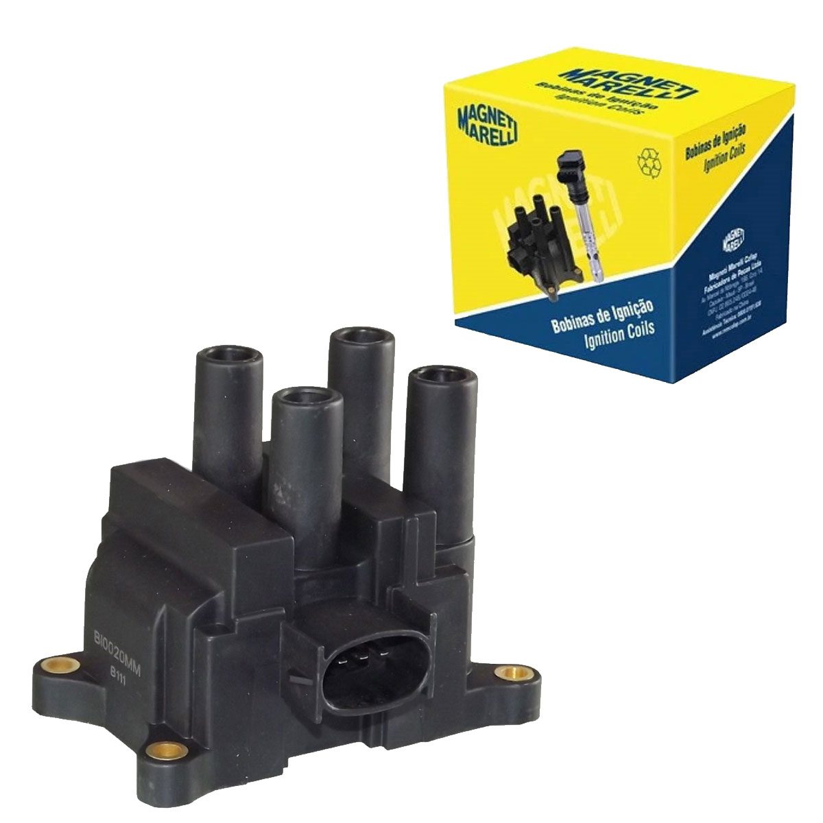 Bobina Ignição Courier 1.6 8V Zetec 1999 2000 2001 2002 2003