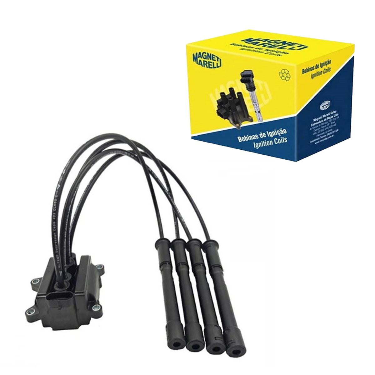 Bobina Ignição Clio 1.0 16V Flex 2005 2006 2007 2008