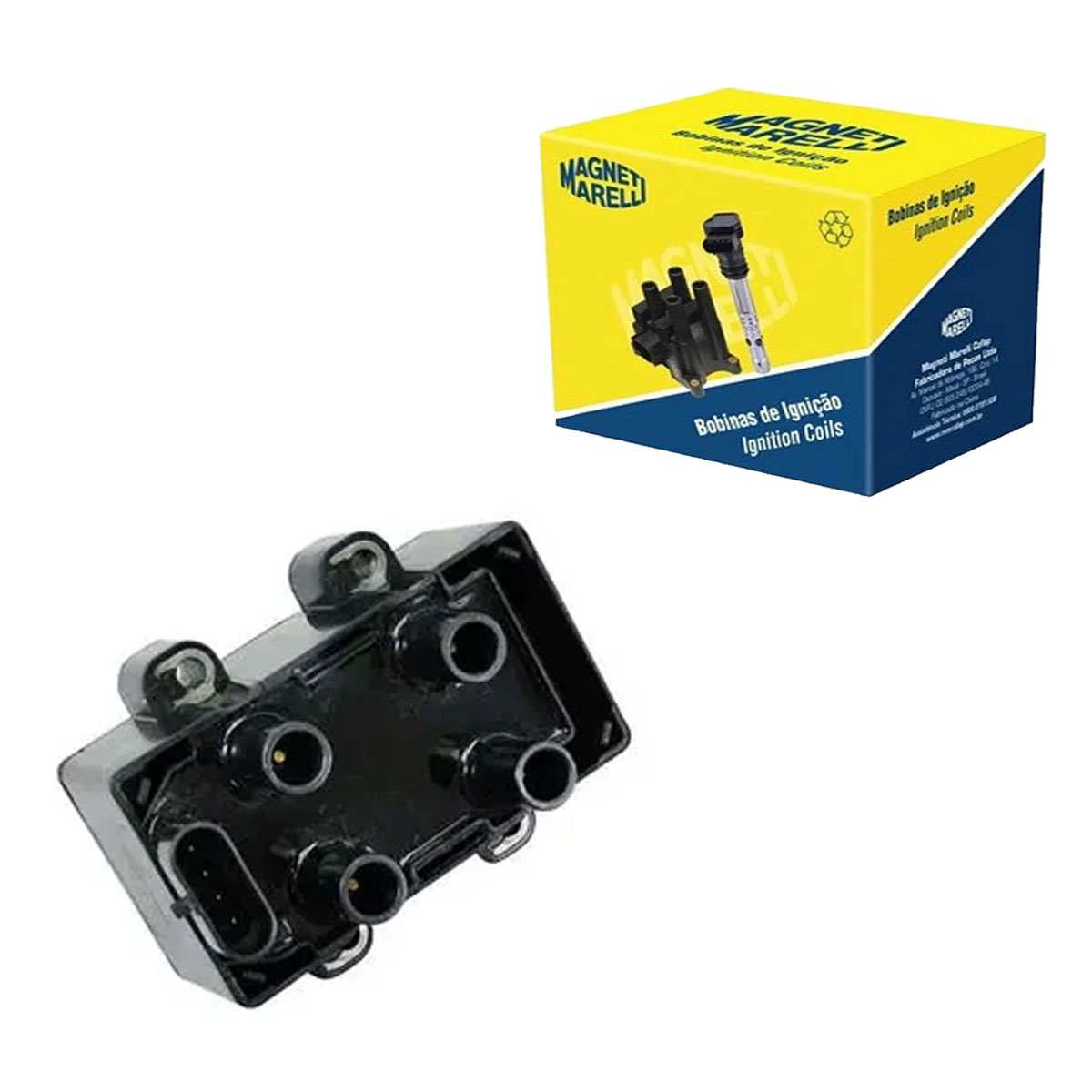 Bobina Ignição Clio 1.0 1.6 8V Gasolina 2010 2011 2012