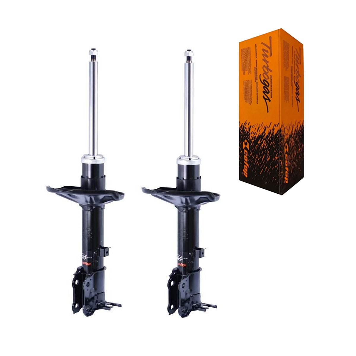 Par Amortecedores Traseiros Turbogas J3 2014 2015 2016 2017