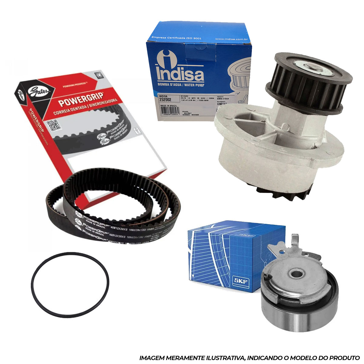 Correia Dentada Bomba D'Agua Tensor Corsa 1.4 1994 1995 1996