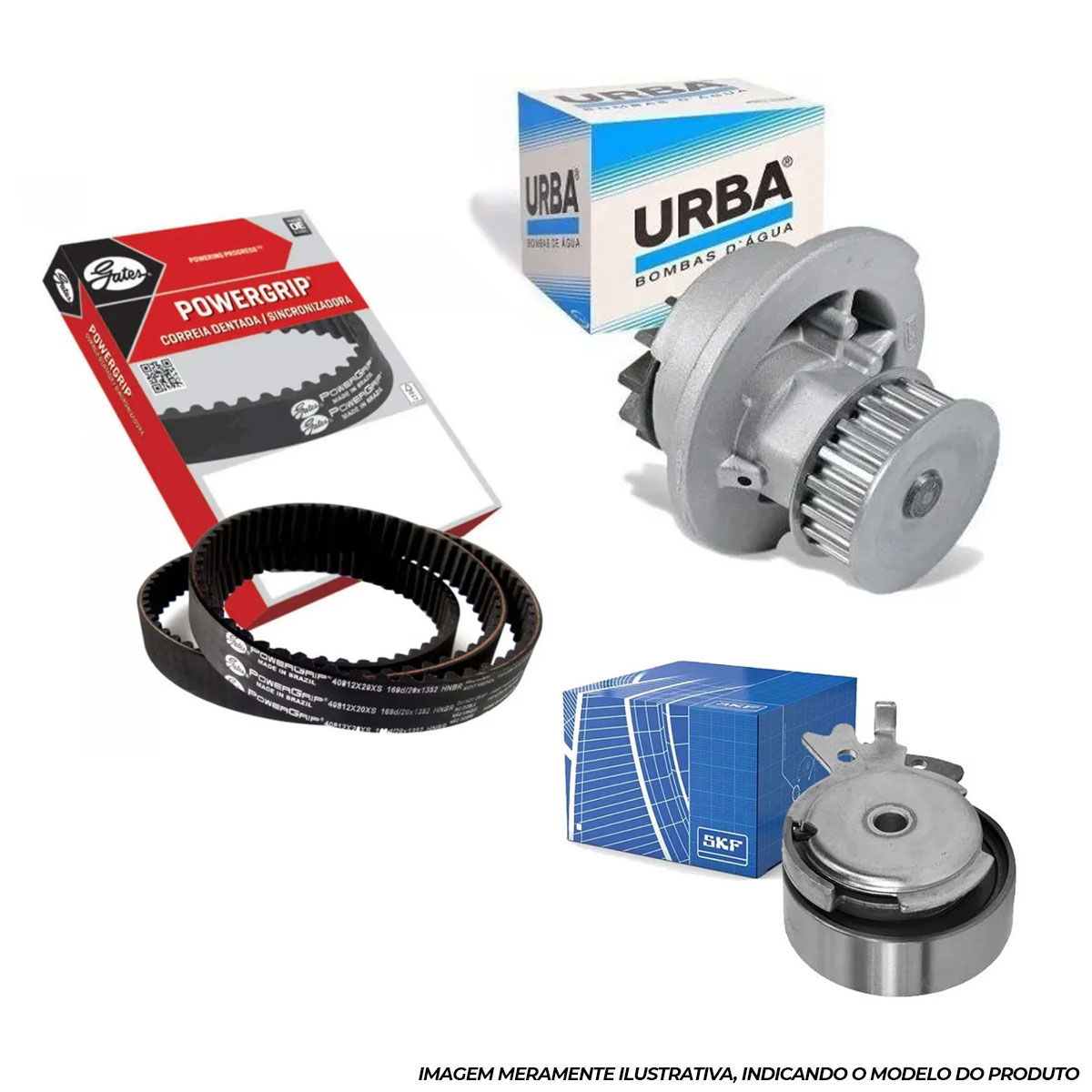 Correia Dentada Bomba D'Agua Tensor Corsa 1.4 1996 1995 1994