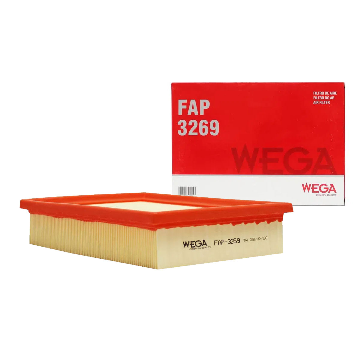 Filtro Ar Cobalt 1.4 1.8 Econoflex 2013 2014 2015 2016 2017