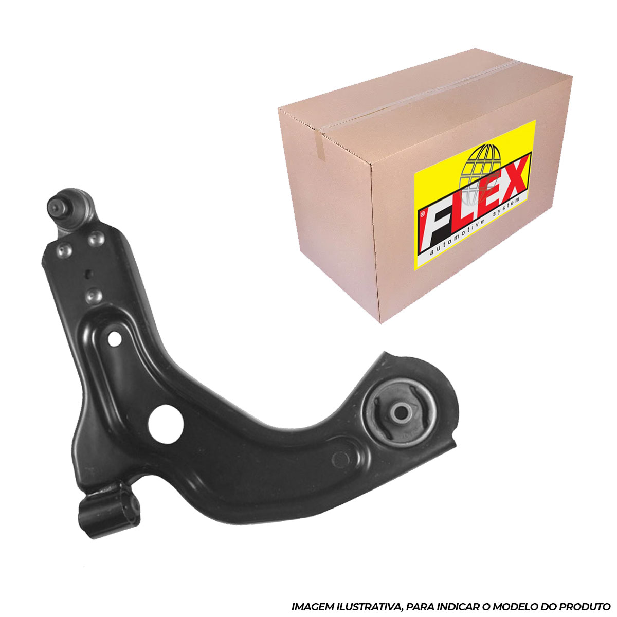 Balança Bandeja Direita Completa Ford Fiesta 1996 até 2001