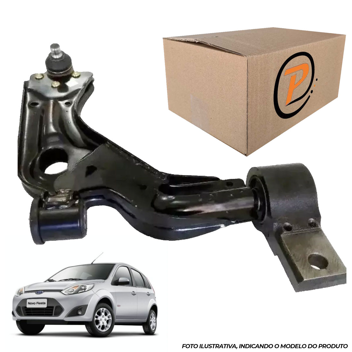 Bandeja Balança Completa Direita Fiesta Class 2012 2013 2014