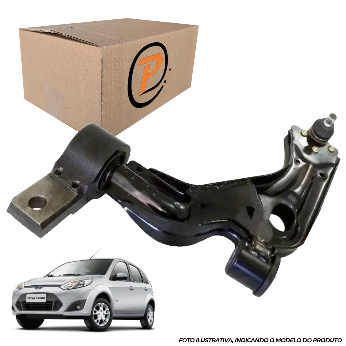Bandeja Balança Completa Esquerda Fiesta Class 2012 2013 2014