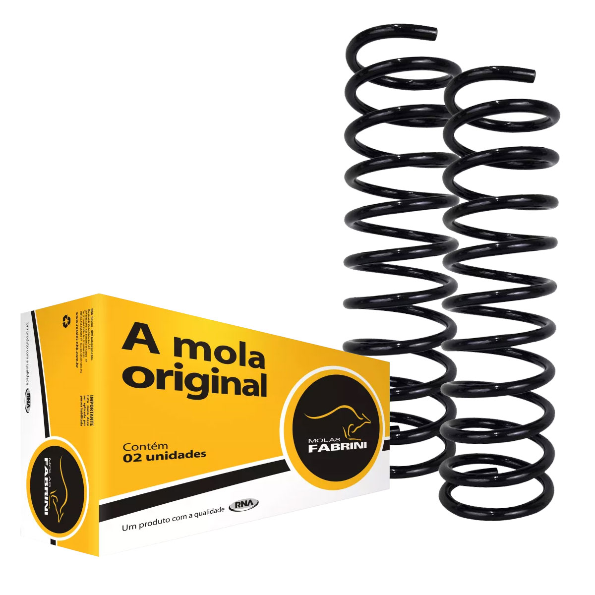 Par Molas Traseiras Reforçadas Gás GNV Gol Bola 1995 a 2002