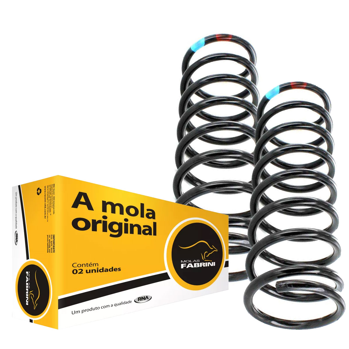 Par Molas Traseiras Reforçadas GNV Parati Antiga 1982 a 1995