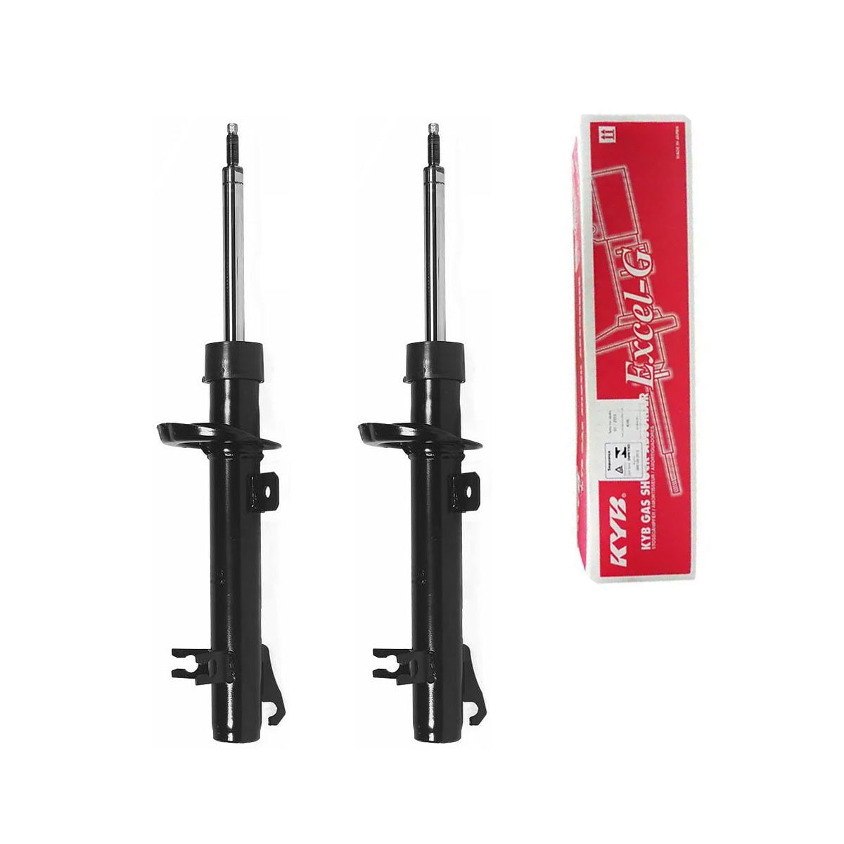 Par Amortecedores Dianteiros Fiesta 2008 2009 2010 2011 2012