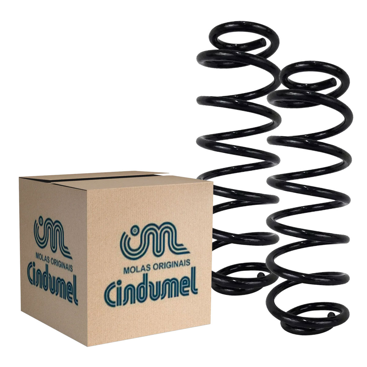 Par Molas Traseiras Golf Importado GL GLX GTI 1994 até 1998