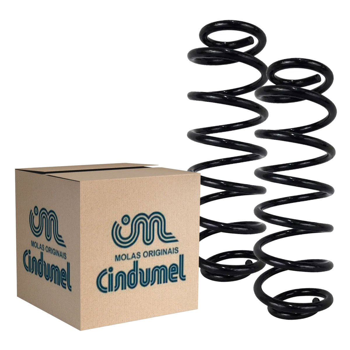 Par Molas Traseiras Reforçadas GNV Polo Sedan 2002 até 2014