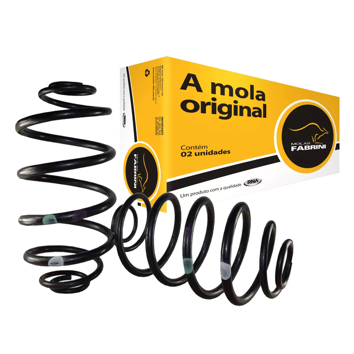 Par Molas Traseiras Reforçadas GNV Vectra Sedan 2006 a 2012