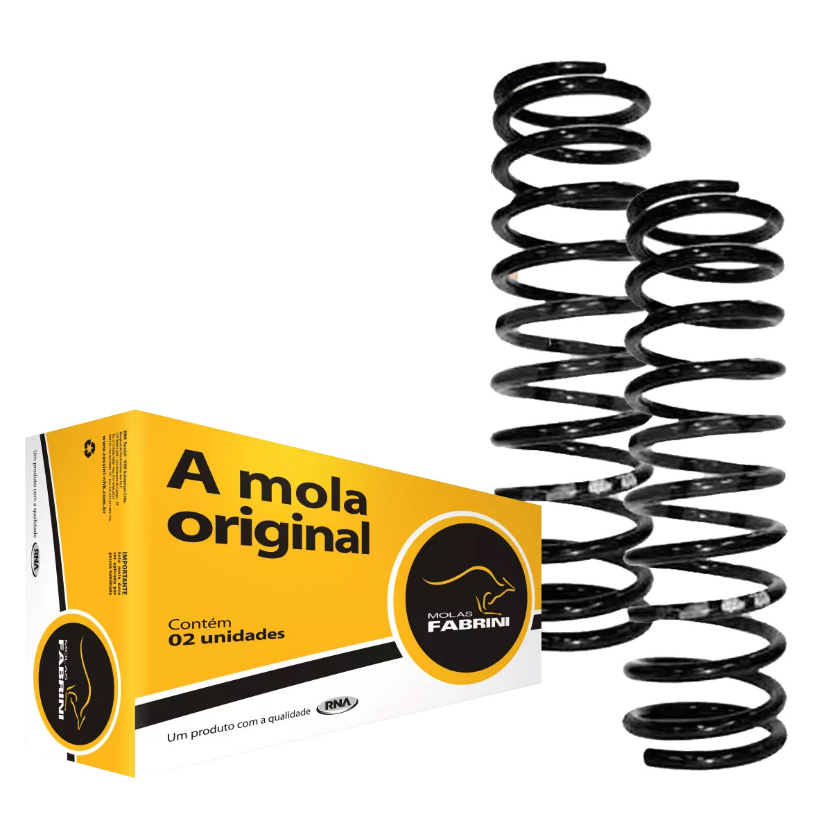 Par Molas Dianteiras Opala 4 Cilindros 1969 até 1979 Sem Ar