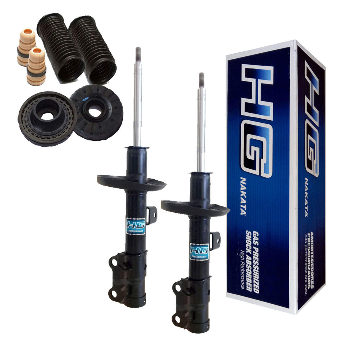 Par Amortecedores Dianteiros Onix Activ + Kit 2017 2018 2019