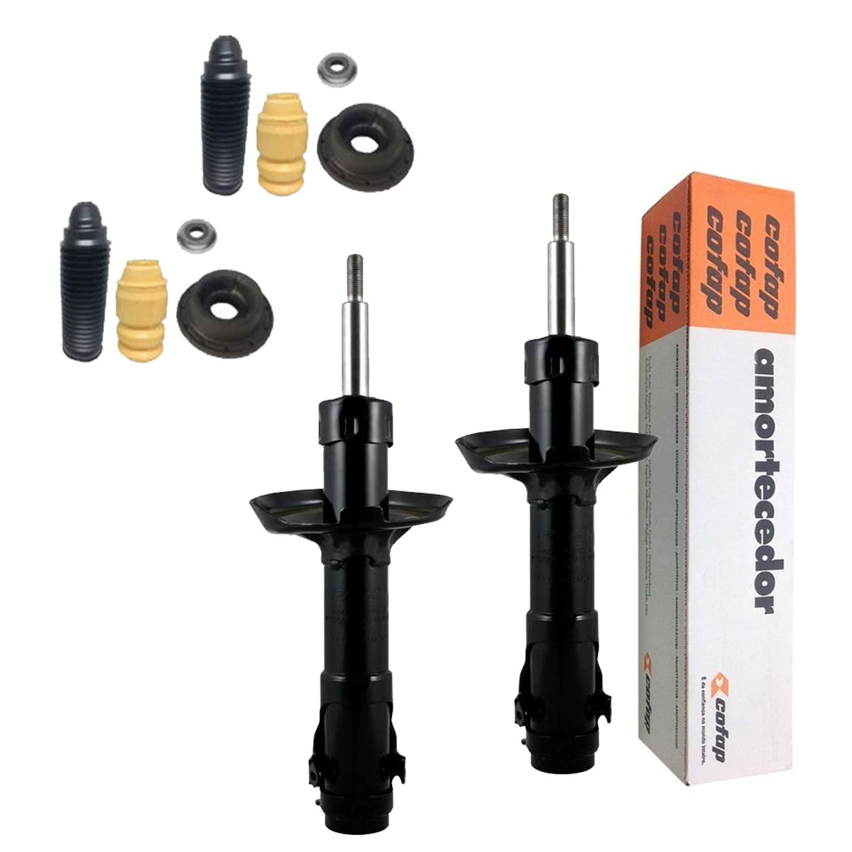 Par Amortecedor Dianteiro + Kit Polo Classic Golf Importado