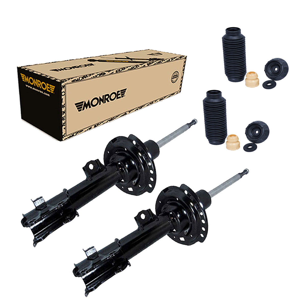 Par Amortecedores Dianteiros + Kit Hb20x 1.6 2013 Ate 2021