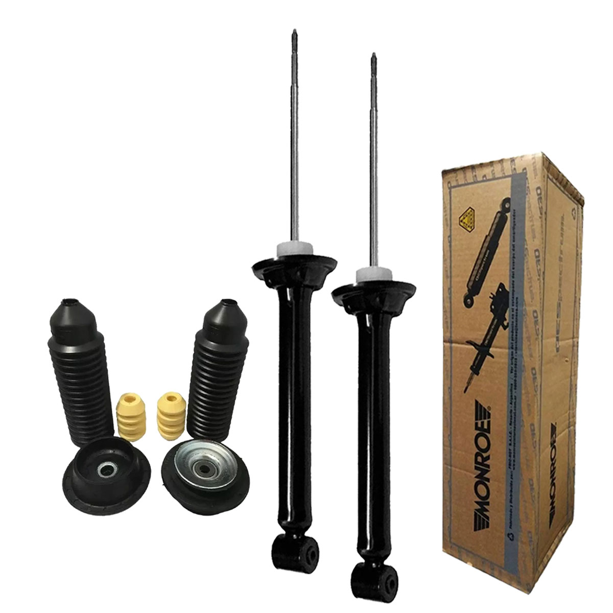 Par Amortecedores Dianteiros + Kit Gol G3 G4 1999 Até 2007