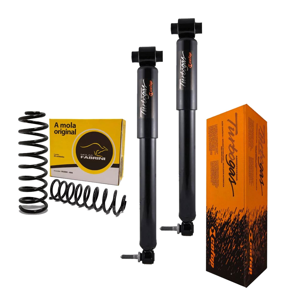 Par Amortecedores Traseiros + Molas Megane Sedan 2006 A 2012