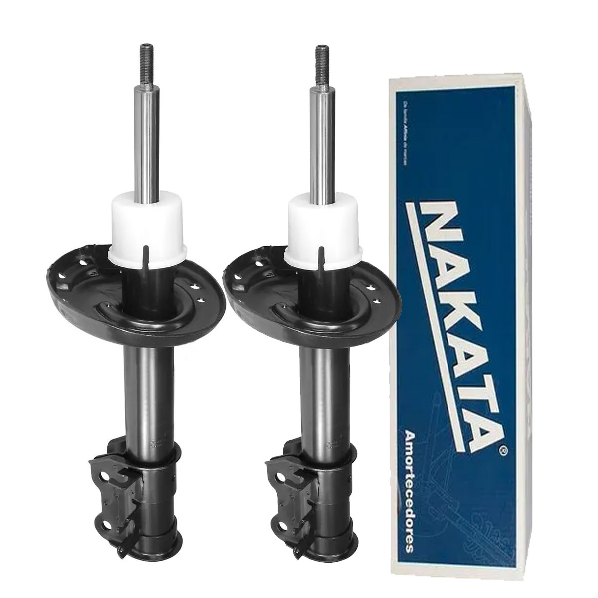 Par Amortecedores Dianteiros + Kit New Civic 2007 até 2011