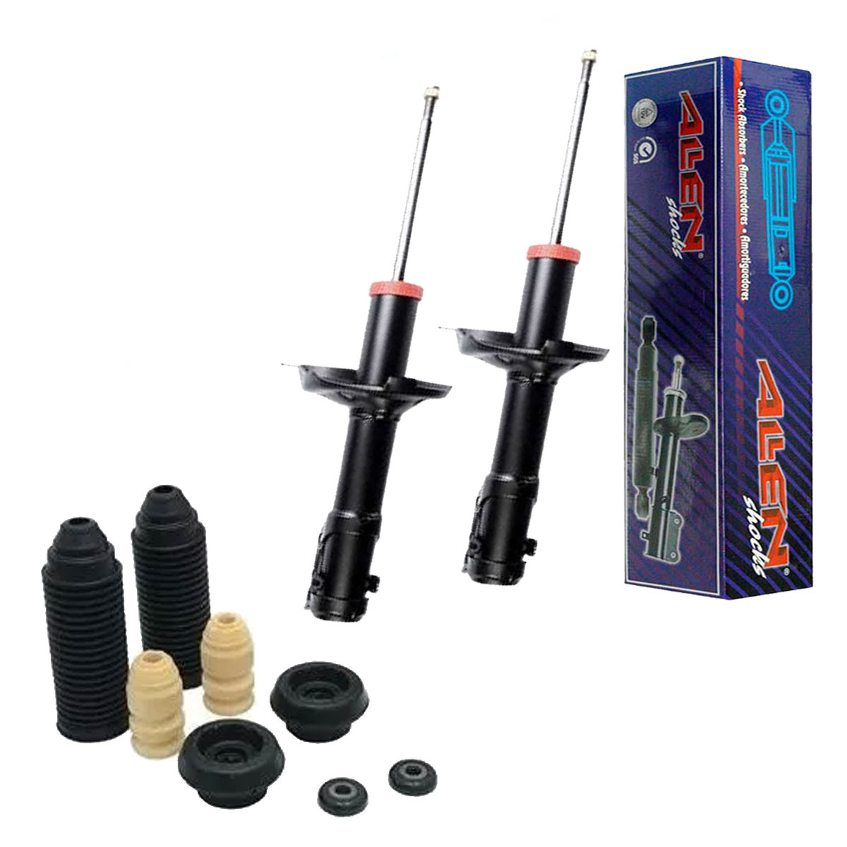 Par Amortecedor Dianteiro + Kit Golf Importado Polo Classic