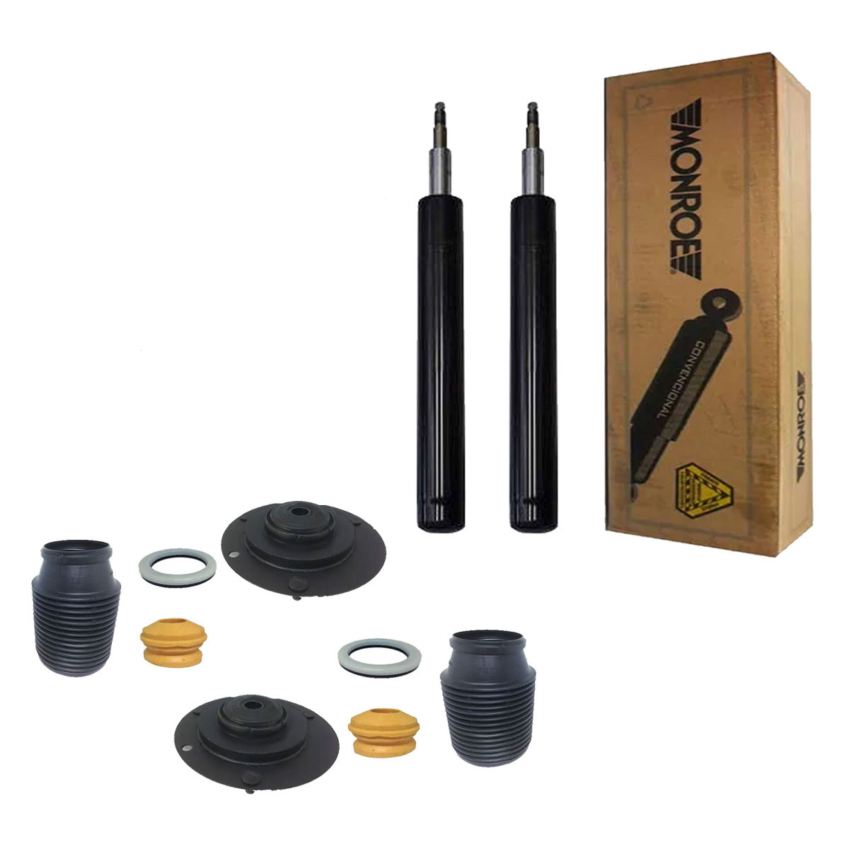 Par Amortecedores Dianteiros + Kit Monza 1.8 2.0 1991 A 1996