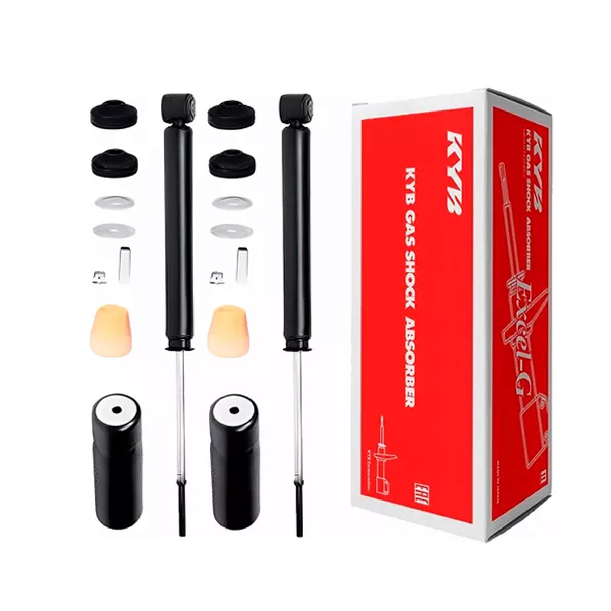 Par Amortecedores Traseiros Kayaba Honda Fit 2003 Até 2008