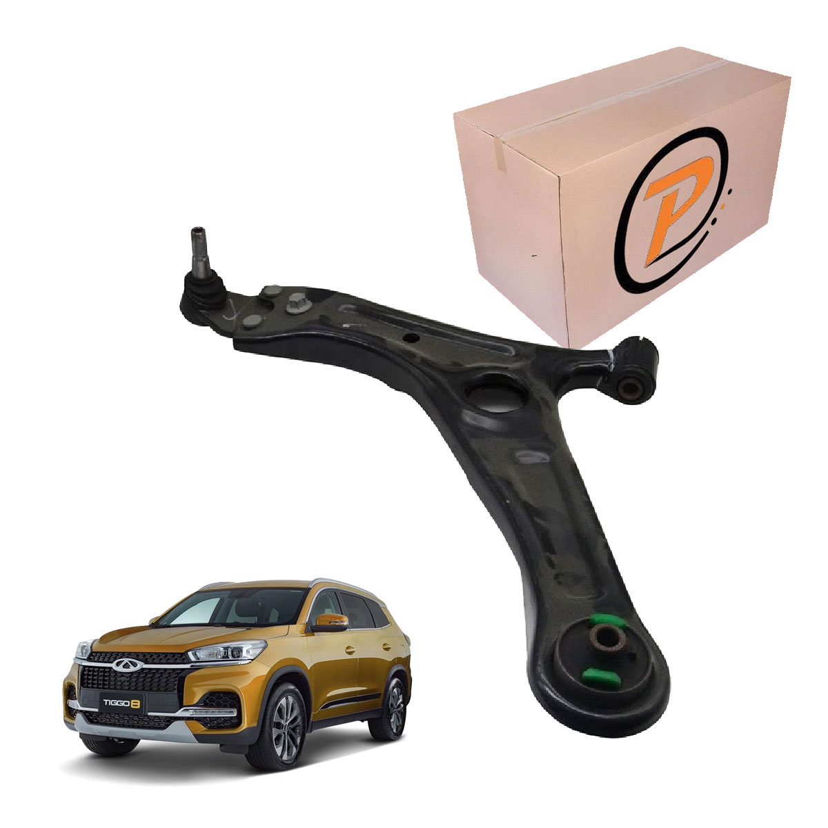 Par de Bandeja Balança Completa Tiggo 8 Turbo 2021 2022 2023 - Imagem 2