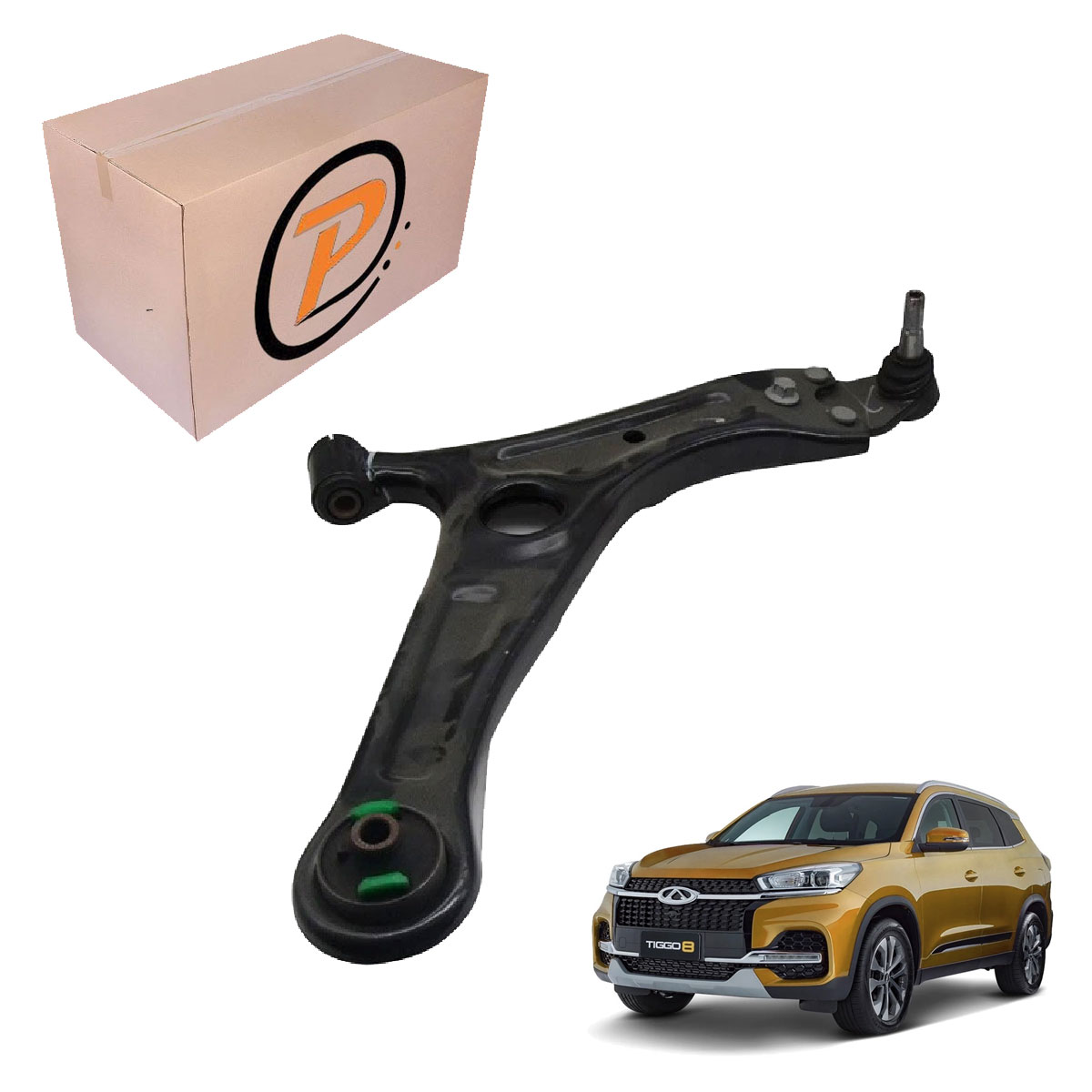 Par de Bandeja Balança Completa Tiggo 8 Turbo 2021 2022 2023 - Imagem 3