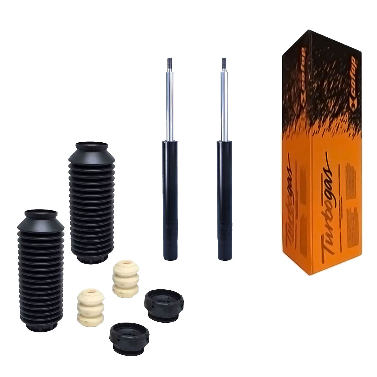 Par Amortecedores Dianteiros Cofap + Kit Santana 1984 A 1994