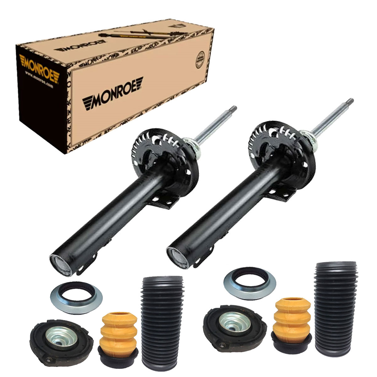 Par Amortecedores Dianteiros + Kit Crossfox Spacecross 1.6