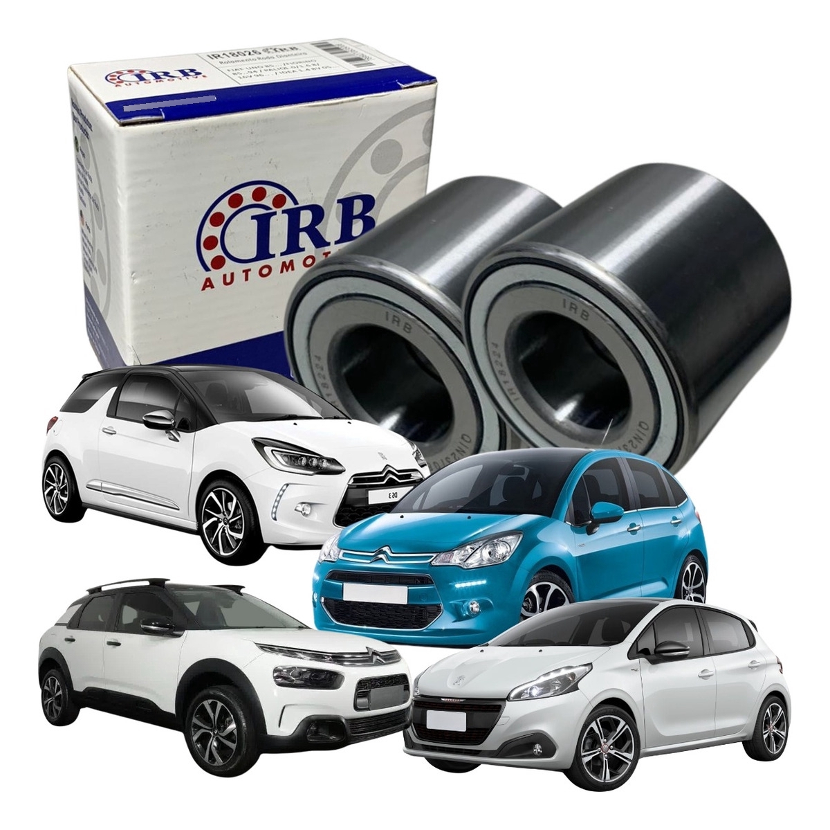 Par Rolamento Roda Traseira Novo Citroen C3 Ds3 Peugeot 208 - Imagem 29