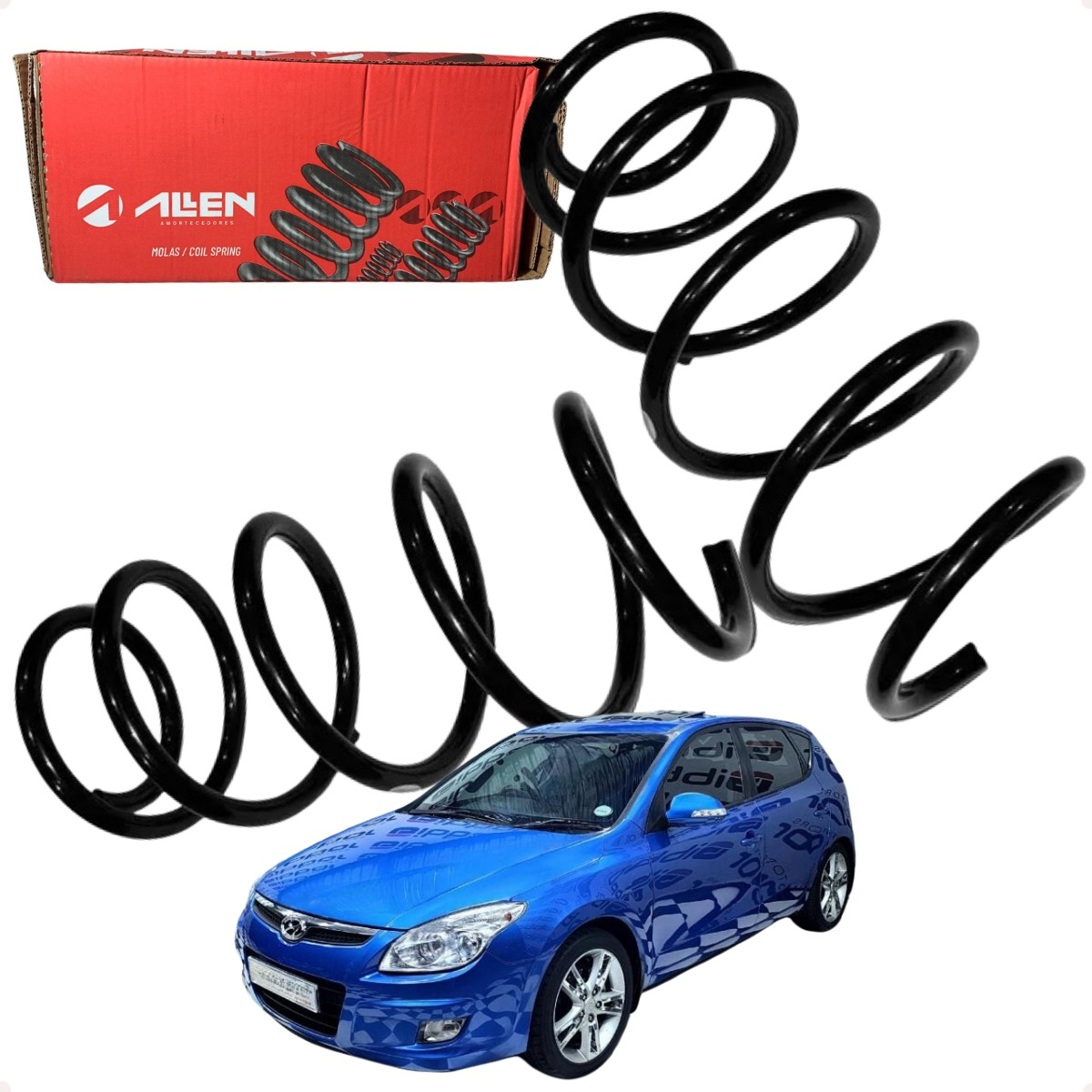 2 Molas Dianteiras Hyundai I30 2009 2010 2011 Automatico - Imagem 9