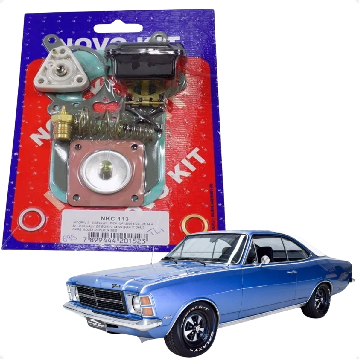 Kit Reparo Carburador Opala 4cc Solex Brosol H34 Alcool - Imagem 2