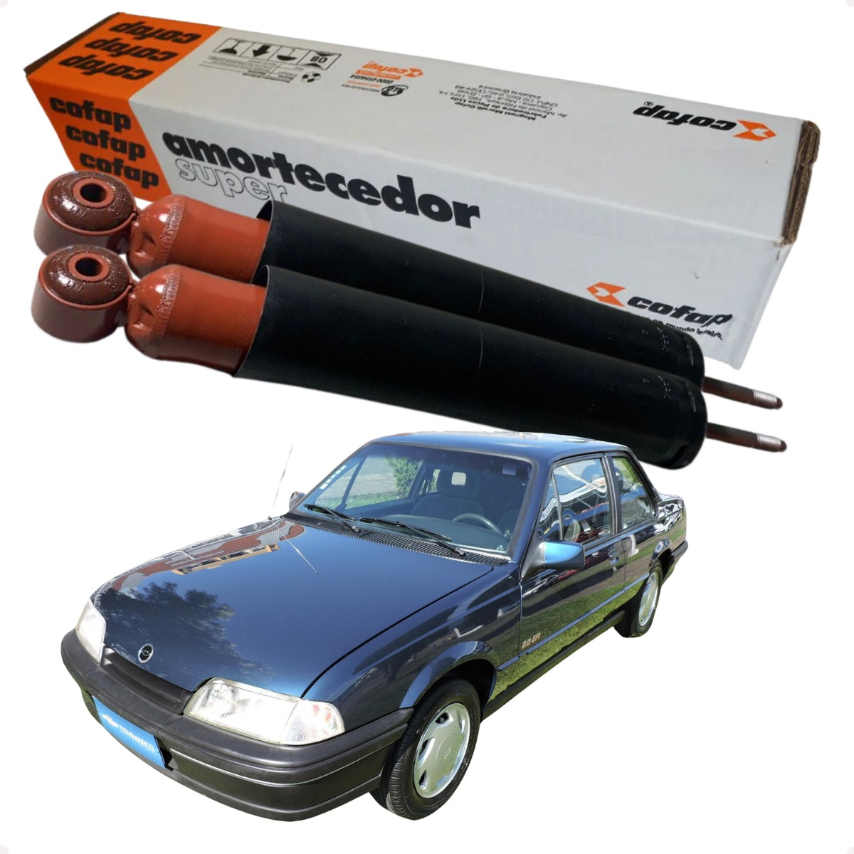 Par Amortecedor Traseiro Cofap Monza Tubarão 1991 Até 1996