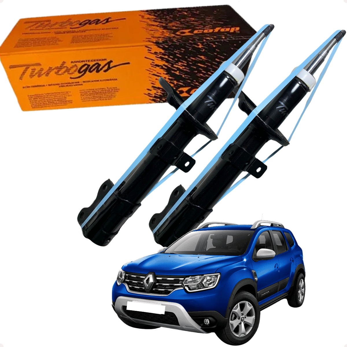 2 Amortecedores Dianteiros Cofap Renault Duster 1.6 16v 2.0 16v 4x2 4x4 Cambio Manual 2011 2012 2013 2014 2015 2016 2017 - Imagem 3