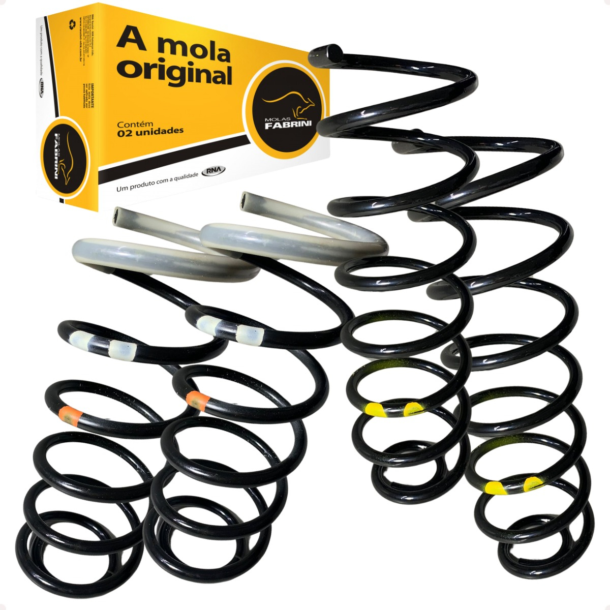 4 Mola Dianteira Traseira Golf 2.0 Glx Gti 94 95 96 97 98 - Imagem 2