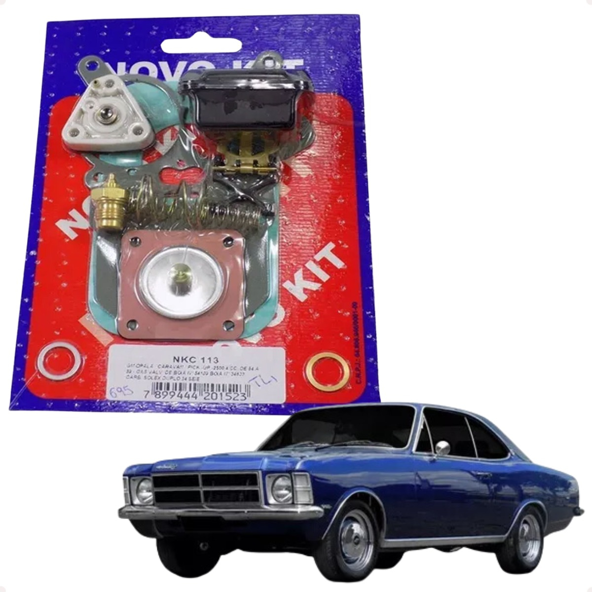 Kit Reparo Carburador Opala 4cc Solex Brosol H34 Alcool - Imagem 9