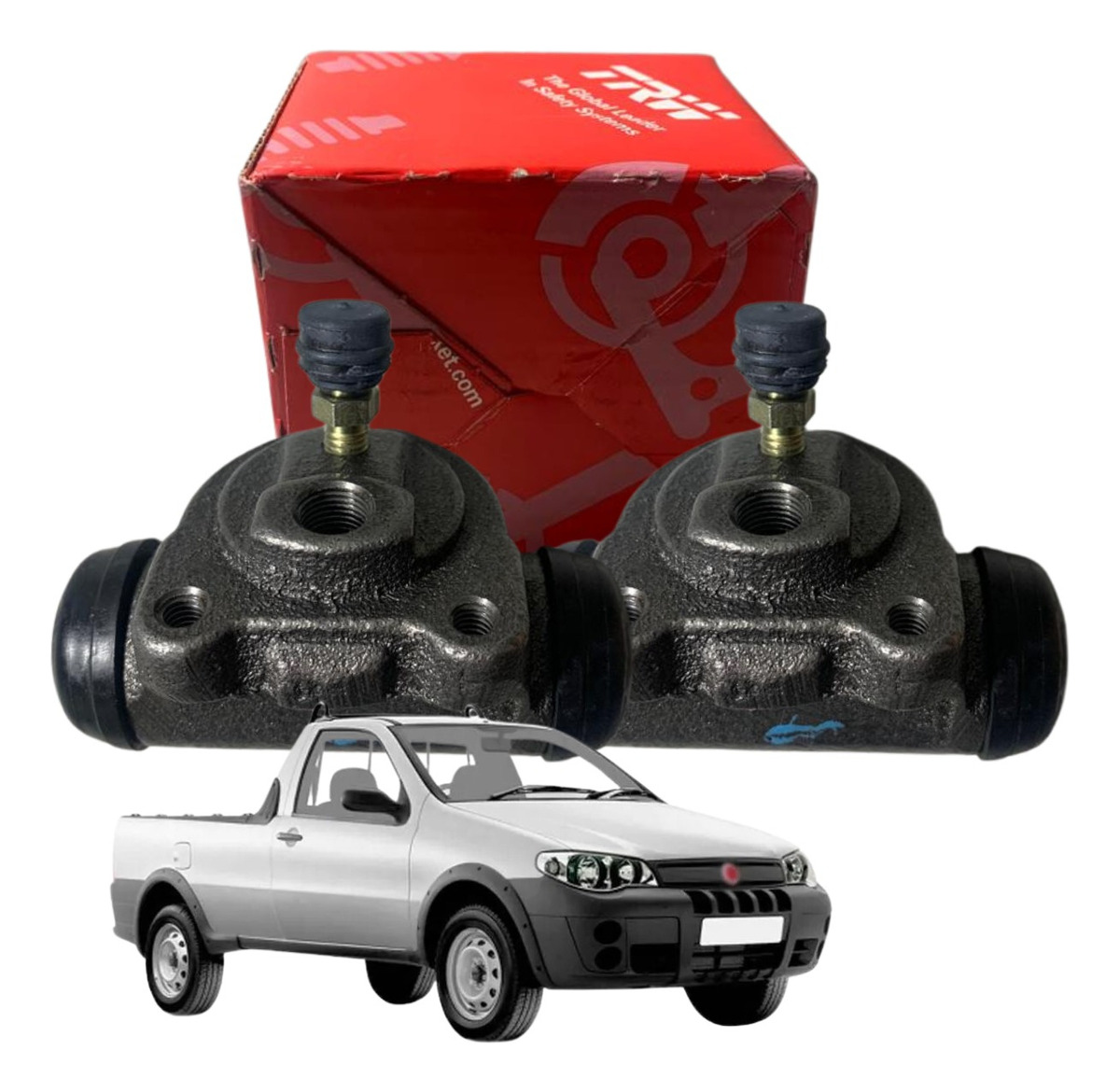 2 Cilindro Roda Traseira Palio Weekend Strada 1.0 1.3 1.4 1.5 1.6 1.8 1996 Até 2009 Tempra 2.0 92 93 94 95 96 97 98