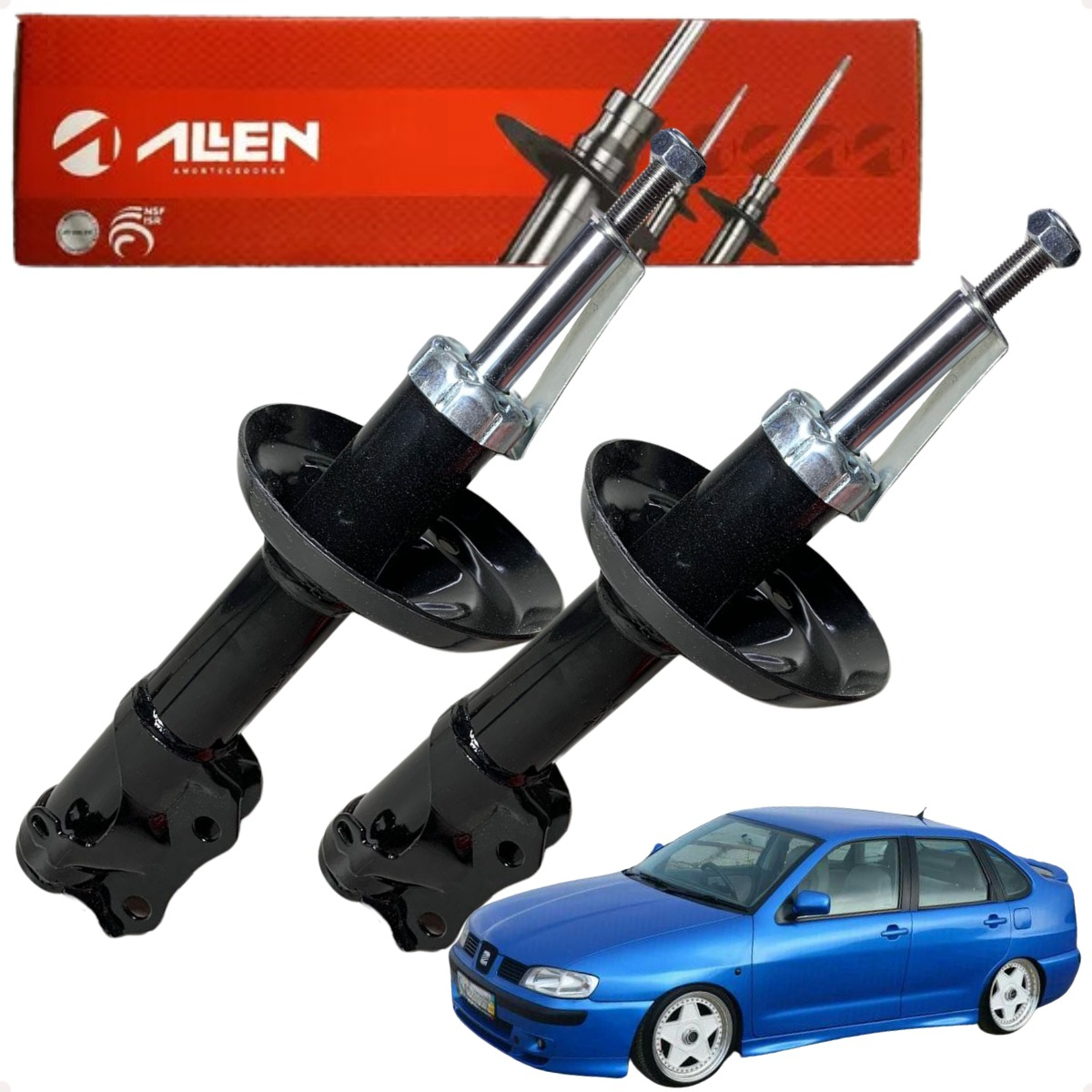 Par Amortecedor Dianteiro Golf Importado Polo Classic Passat Alemao - Imagem 11