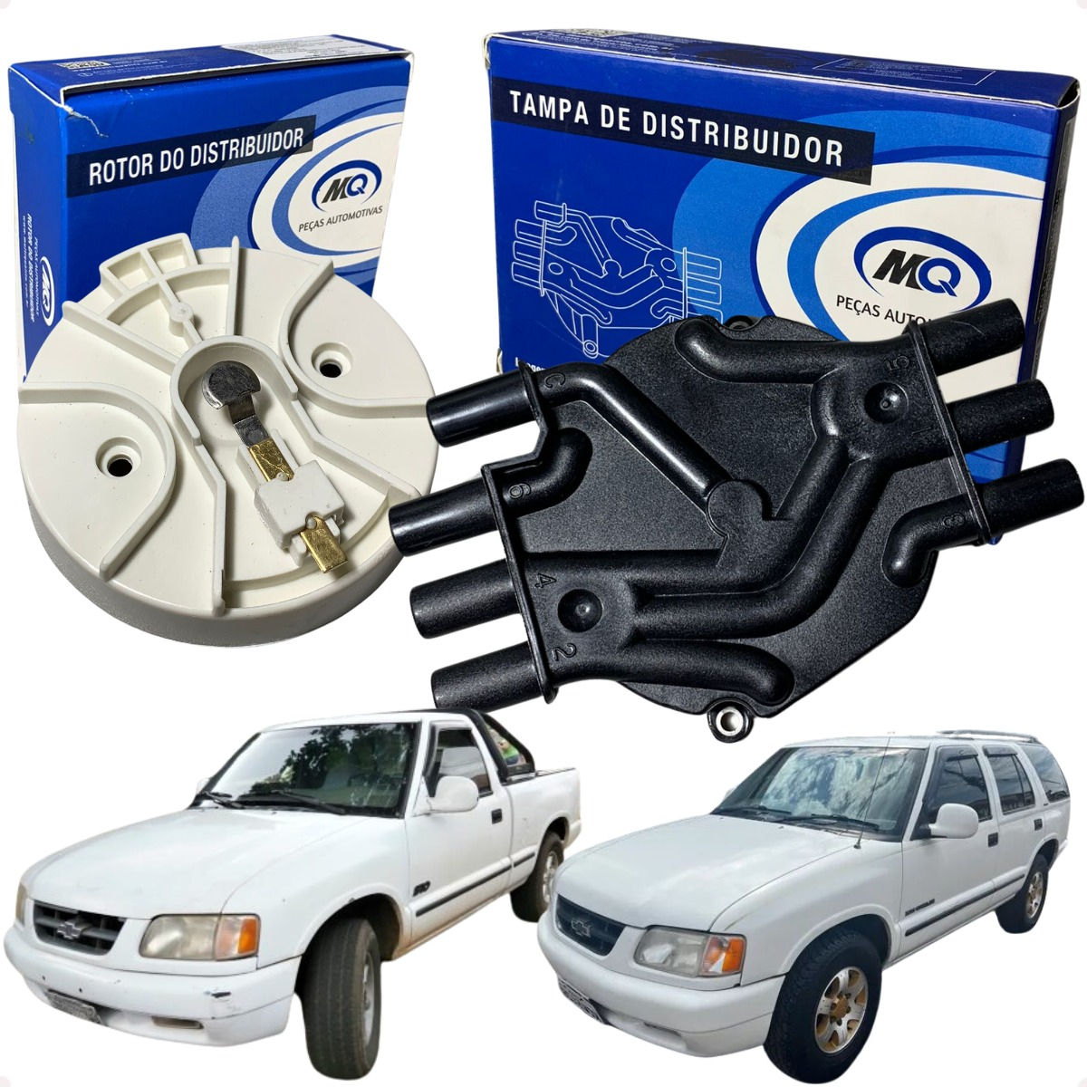 Tampa Do Distribuidor + Rotor S10 Blazer 4.3 V6 96 97 98 99