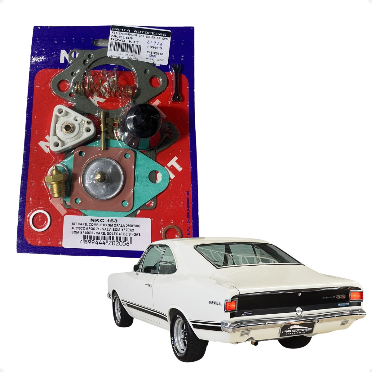 Kit Carburador Solex Opala H40 H44 Eis 4cc 6cc Apos 1971 - Imagem 13