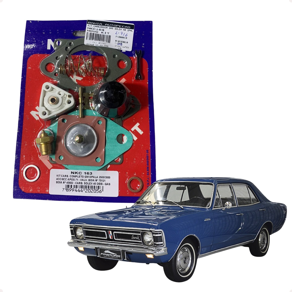 Kit Carburador Solex Opala H40 H44 Eis 4cc 6cc Apos 1971 - Imagem 42