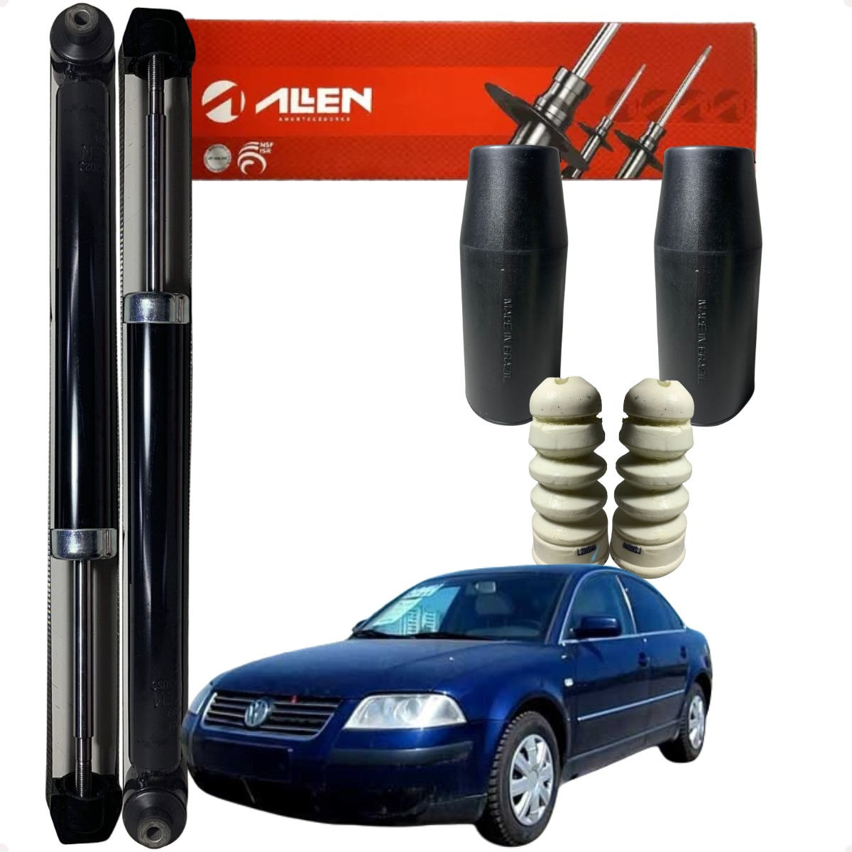 2 Amortecedores Traseiros Batentes Passat 98 99 00 01 02 03
